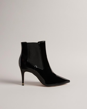 Bottines Ted Baker Patent Leather Noir Femme | KKL-80753881